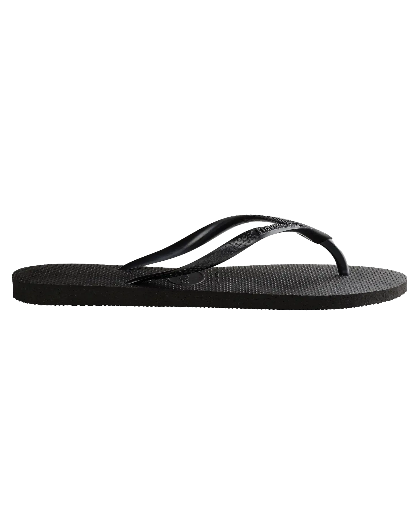 Havaianas Shoes Slim Flip Flops in Black