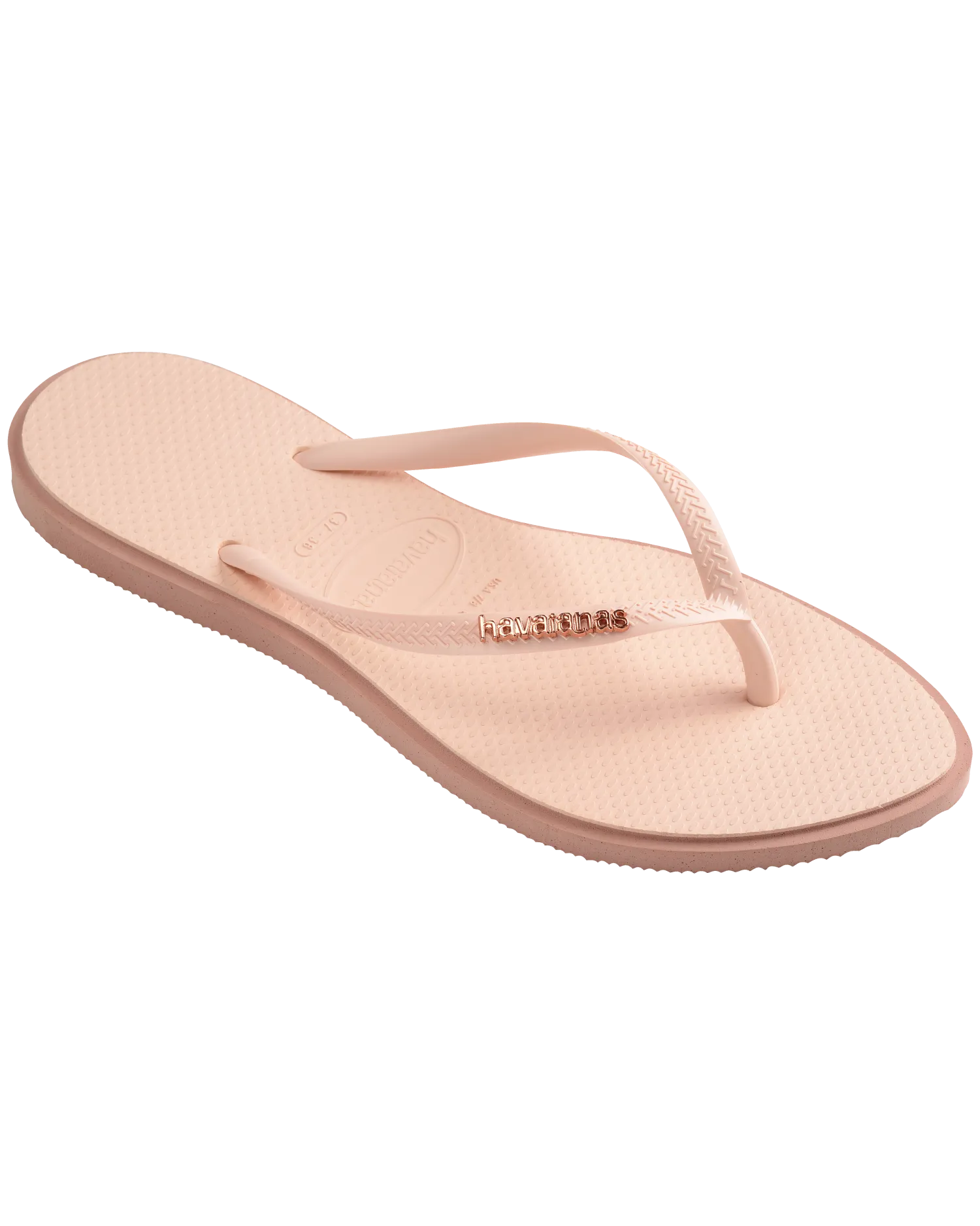 Havaianas Shoes Slim Point Flip Flops in Crocus Rose