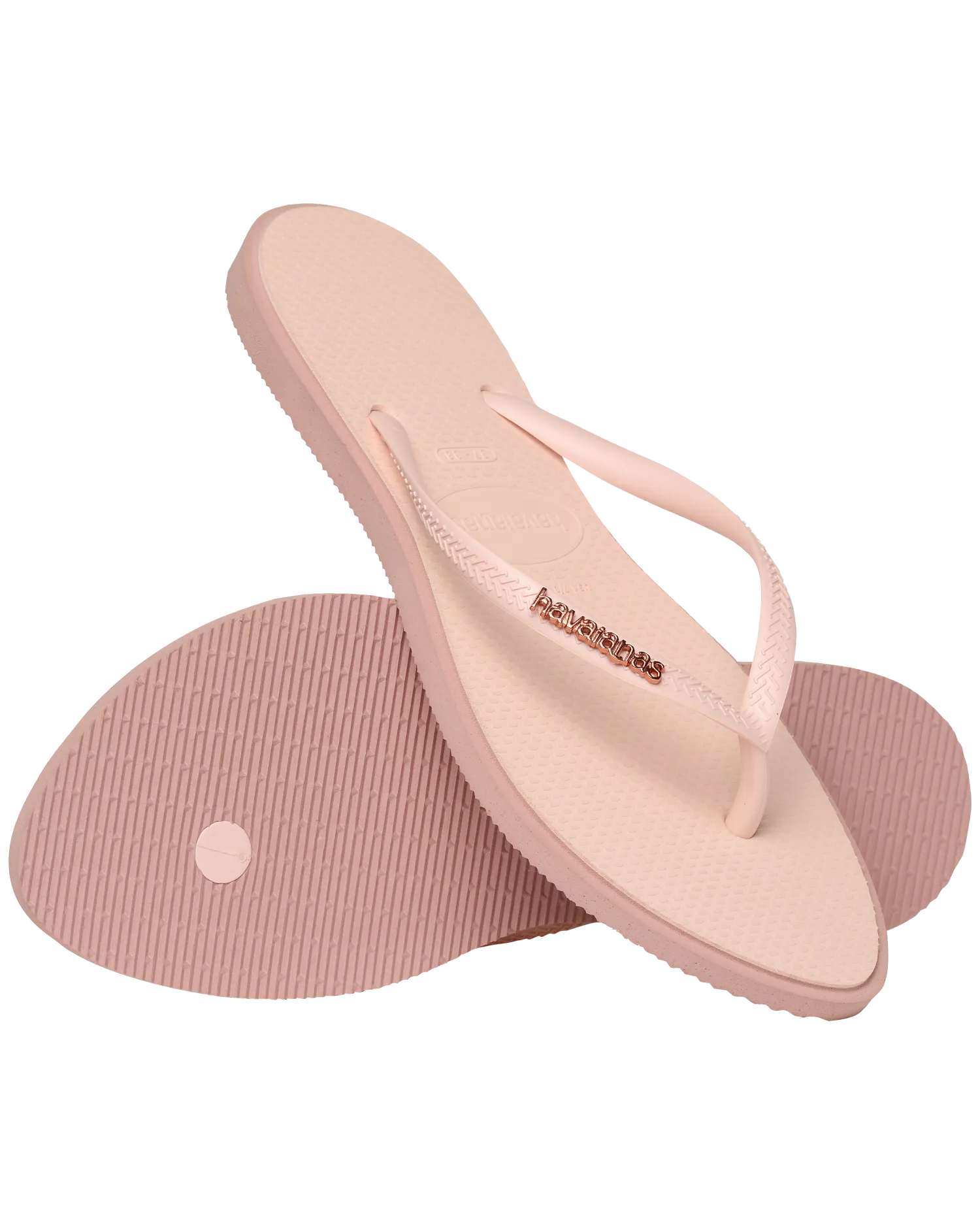 Havaianas Shoes Slim Point Flip Flops in Crocus Rose