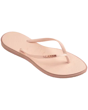 Havaianas Shoes Slim Point Flip Flops in Crocus Rose