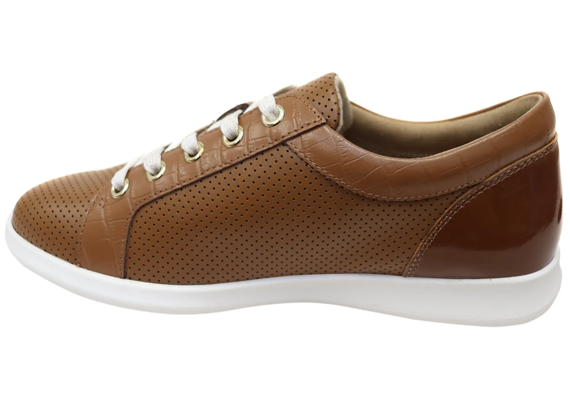 Homyped Carrie Lace Womens Comfortable Leather Casual Shoes Homyped Shoes
