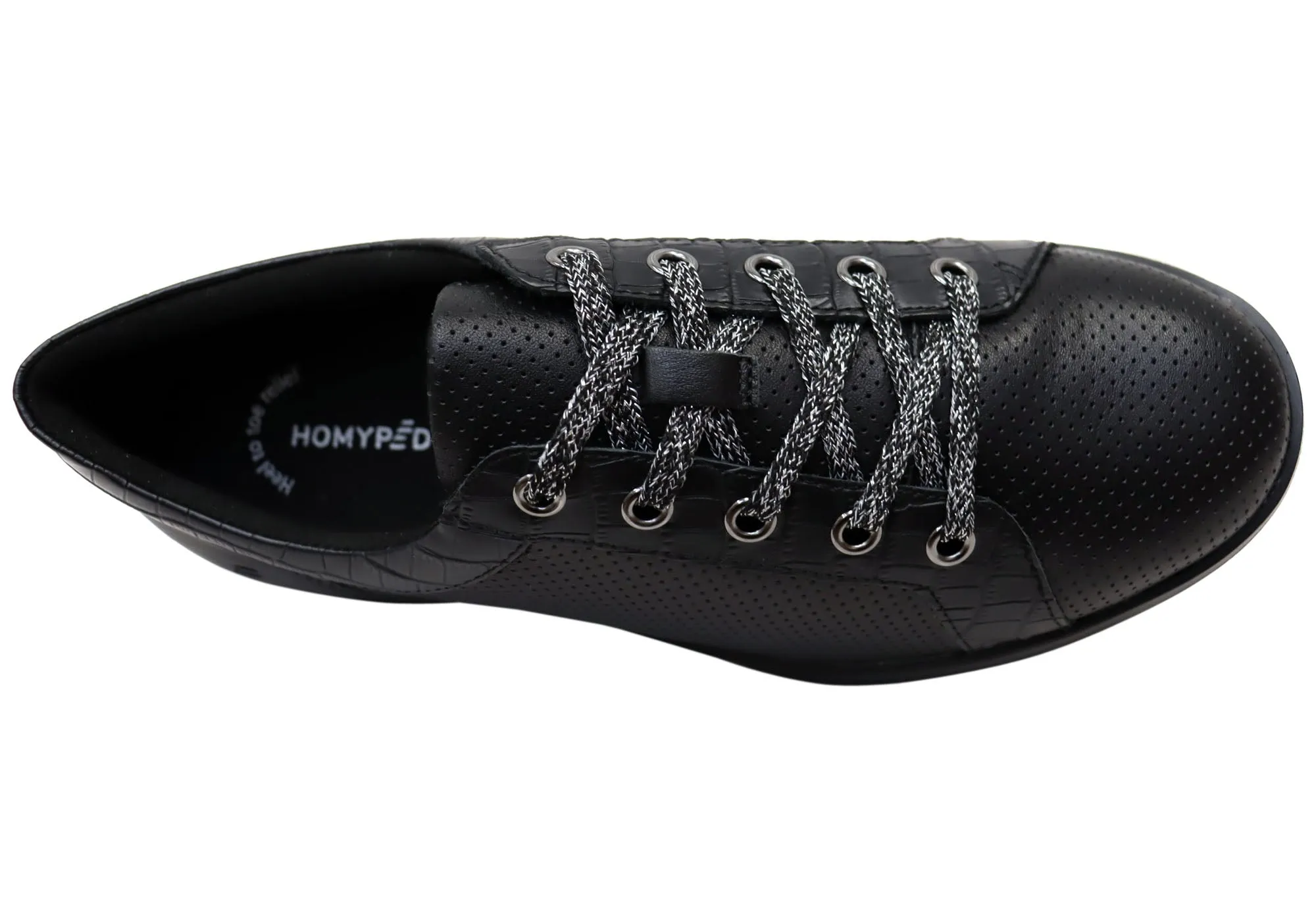 Homyped Carrie Lace Womens Comfortable Leather Casual Shoes Homyped Shoes