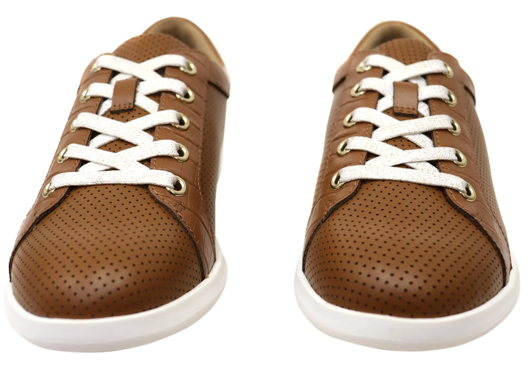 Homyped Carrie Lace Womens Comfortable Leather Casual Shoes Homyped Shoes