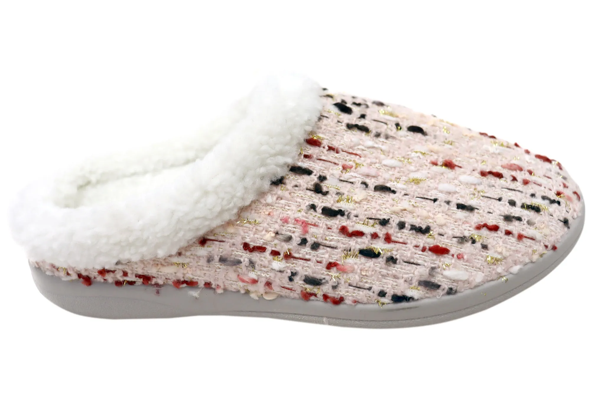 Homyped Glade Womens Supportive Comfortable Open Back Slippers Homyped Shoes