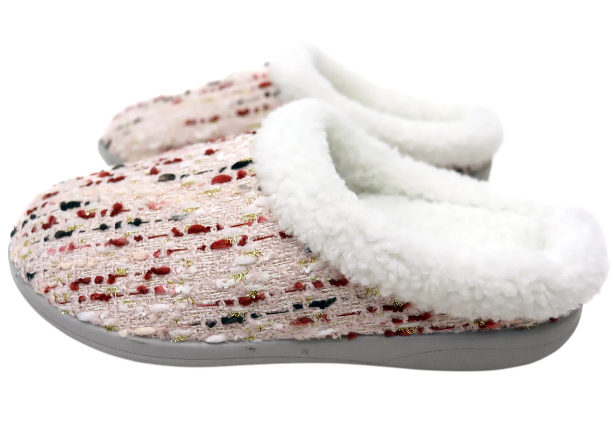 Homyped Glade Womens Supportive Comfortable Open Back Slippers Homyped Shoes