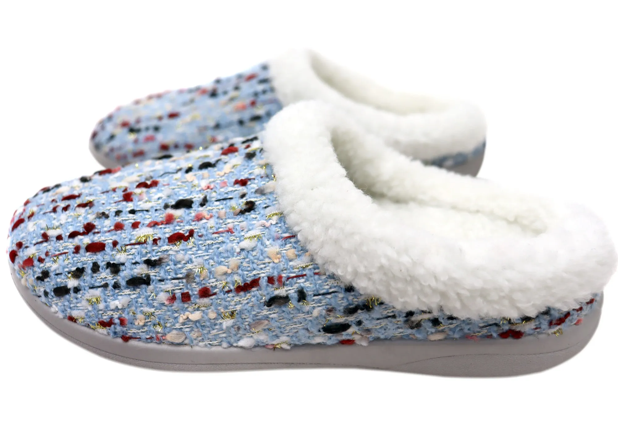 Homyped Glade Womens Supportive Comfortable Open Back Slippers Homyped Shoes