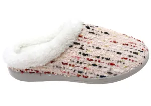 Homyped Glade Womens Supportive Comfortable Open Back Slippers Homyped Shoes