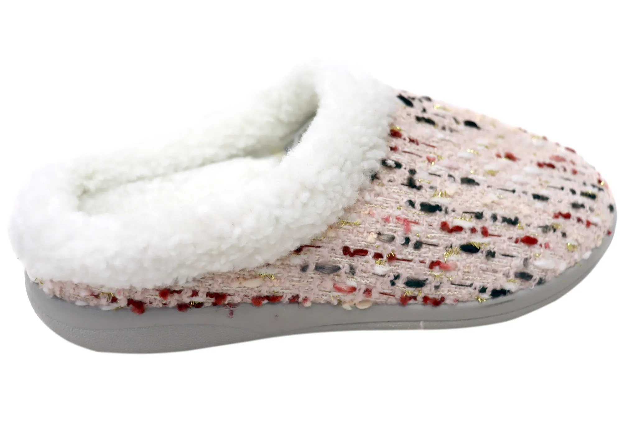 Homyped Glade Womens Supportive Comfortable Open Back Slippers Homyped Shoes
