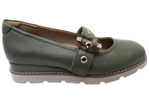 Homyped Lucy MJ Womens Supportive Leather Mary Jane Shoes Homyped Shoes