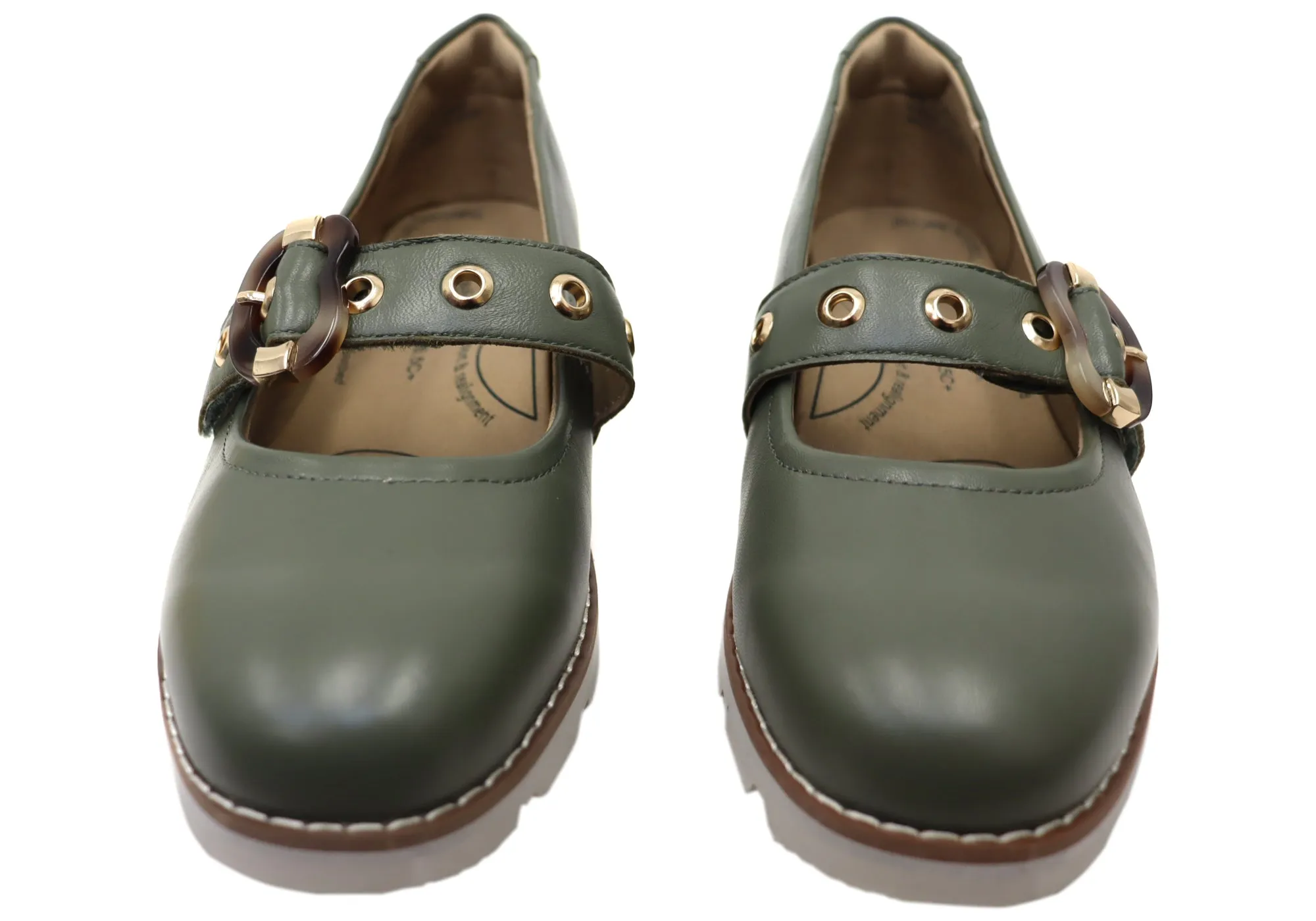 Homyped Lucy MJ Womens Supportive Leather Mary Jane Shoes Homyped Shoes