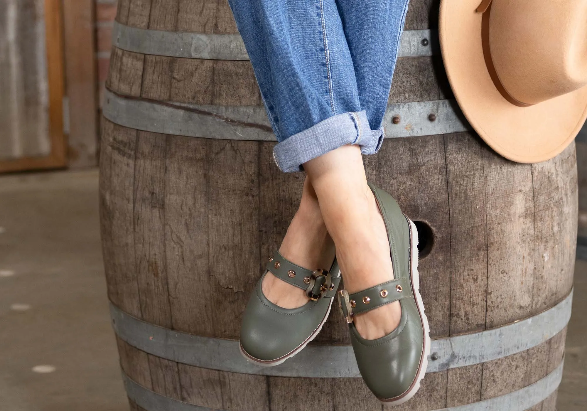 Homyped Lucy MJ Womens Supportive Leather Mary Jane Shoes Homyped Shoes