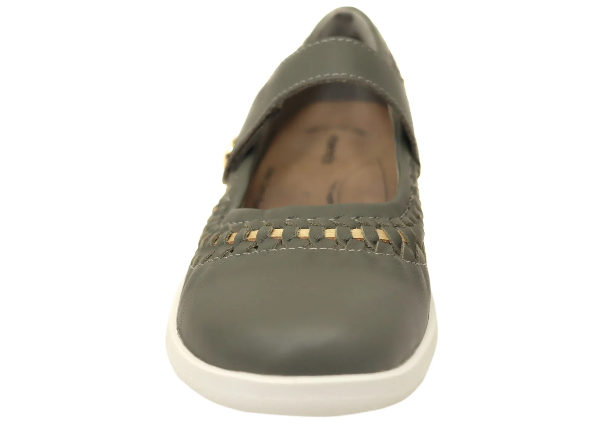Homyped Sierra Summer Womens Leather Comfortable Mary Jane Shoes Homyped Shoes