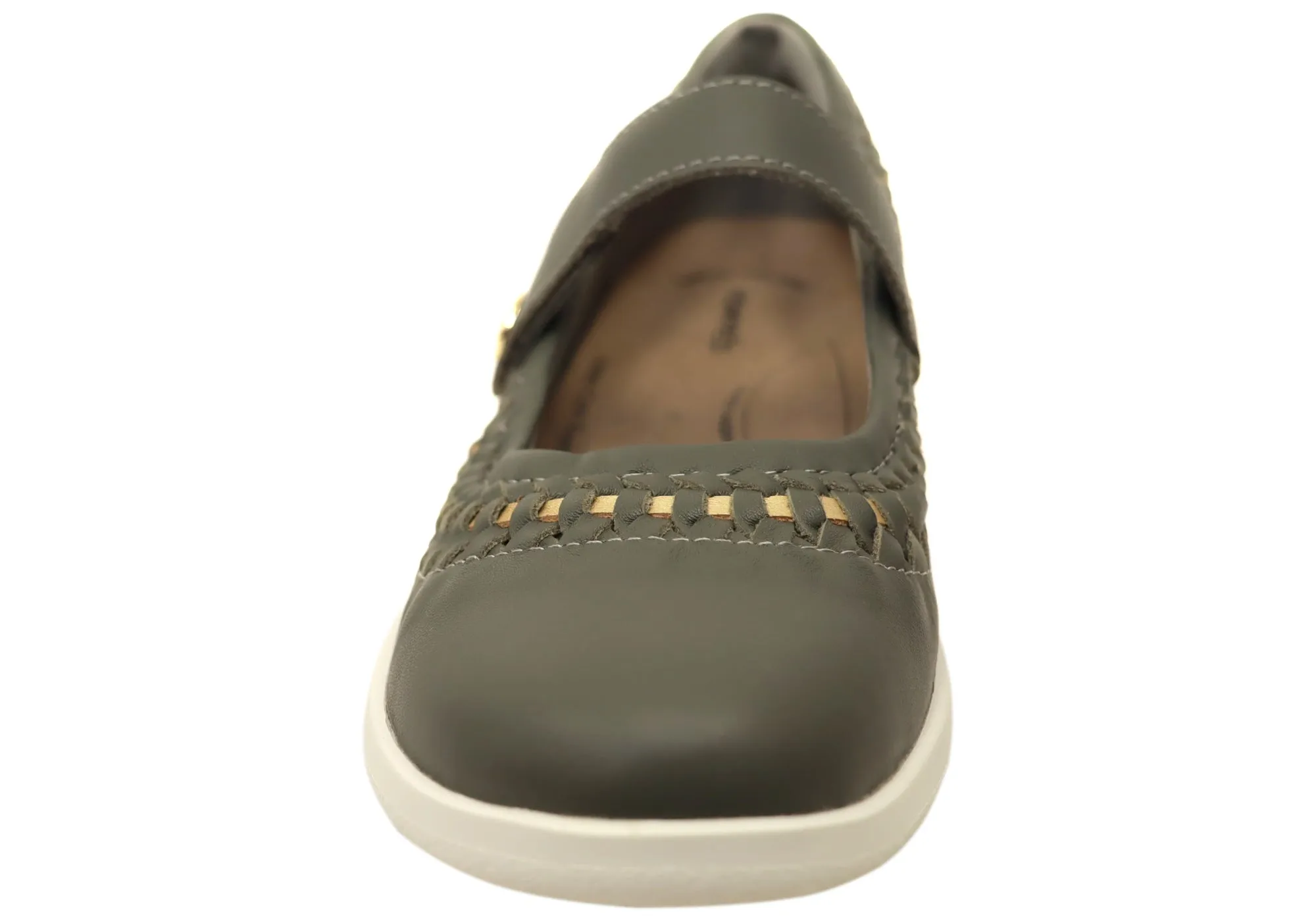 Homyped Sierra Summer Womens Leather Comfortable Mary Jane Shoes Homyped Shoes