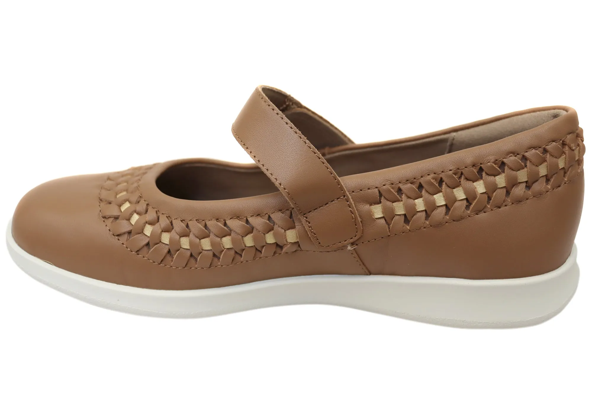 Homyped Sierra Summer Womens Leather Comfortable Mary Jane Shoes Homyped Shoes