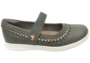 Homyped Sierra Summer Womens Leather Comfortable Mary Jane Shoes Homyped Shoes