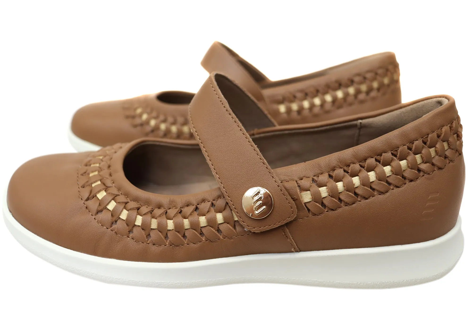 Homyped Sierra Summer Womens Leather Comfortable Mary Jane Shoes Homyped Shoes