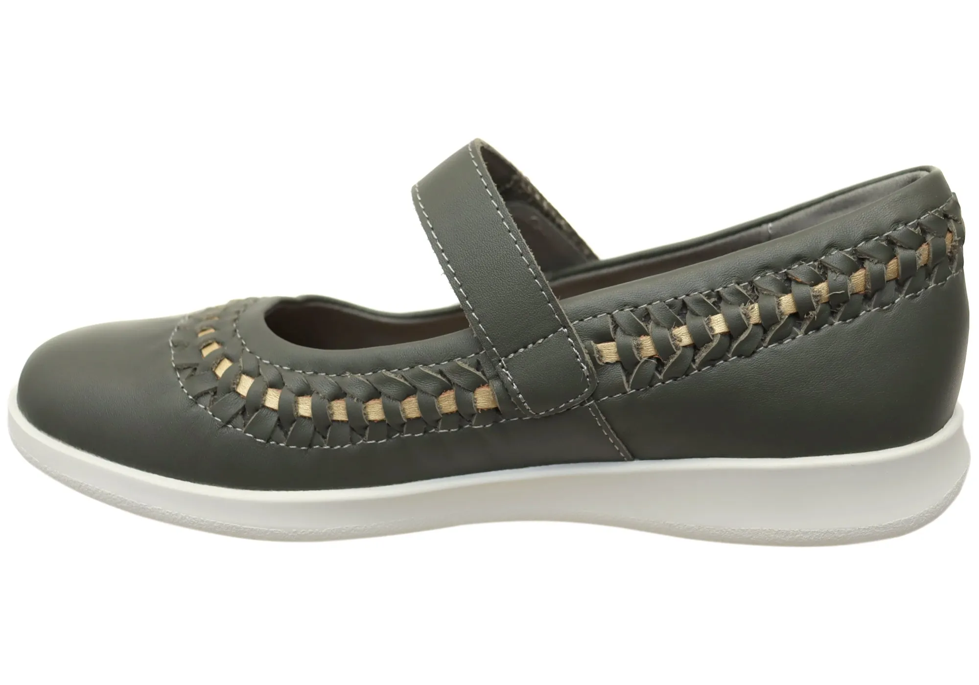 Homyped Sierra Summer Womens Leather Comfortable Mary Jane Shoes Homyped Shoes