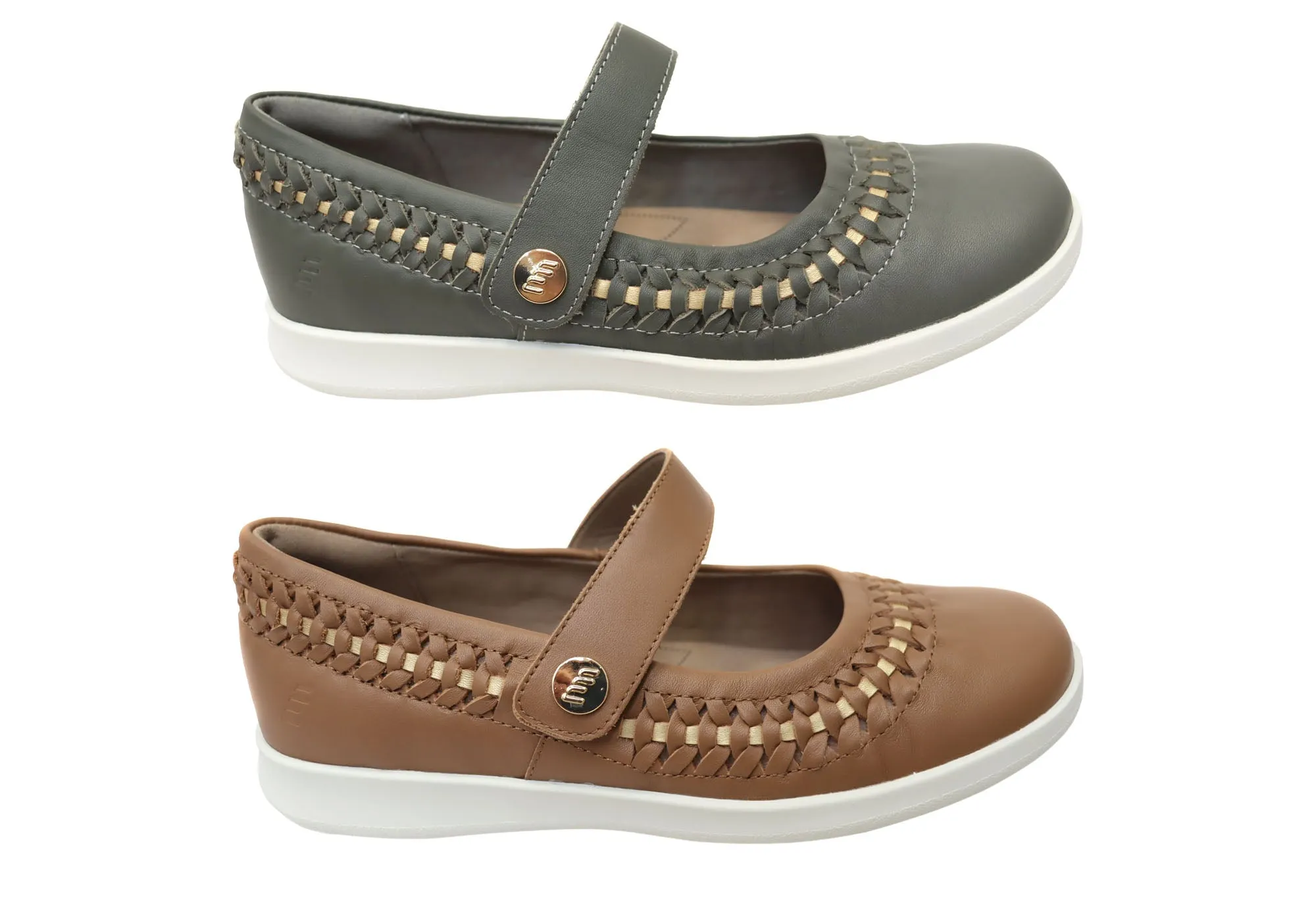 Homyped Sierra Summer Womens Leather Comfortable Mary Jane Shoes Homyped Shoes