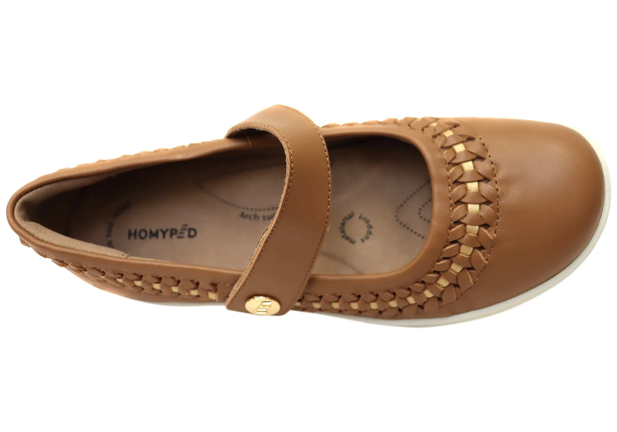 Homyped Sierra Summer Womens Leather Comfortable Mary Jane Shoes Homyped Shoes