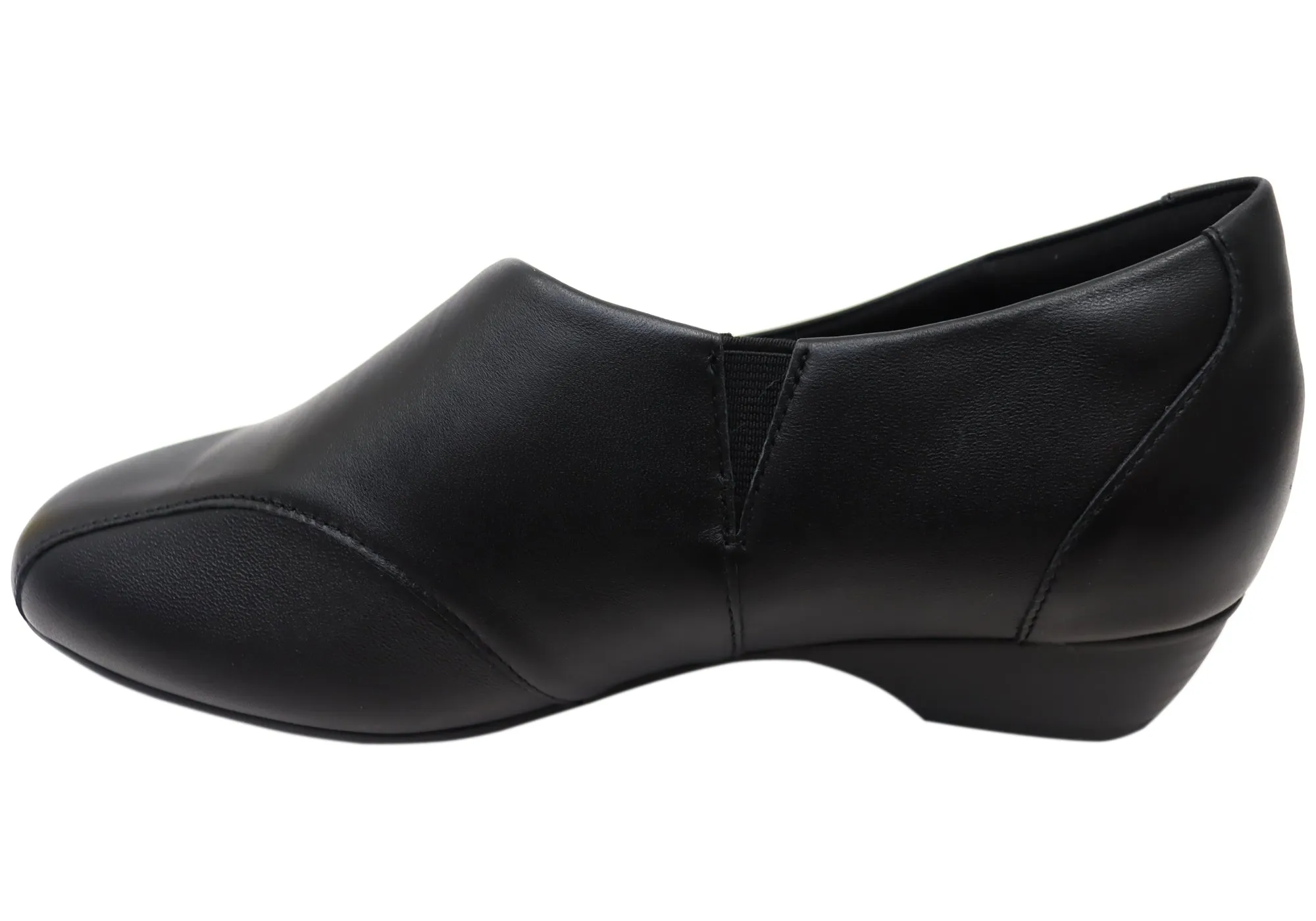 Homyped Thandi Stretch Womens Comfortable Leather Low Heel Shoes Homyped Shoes