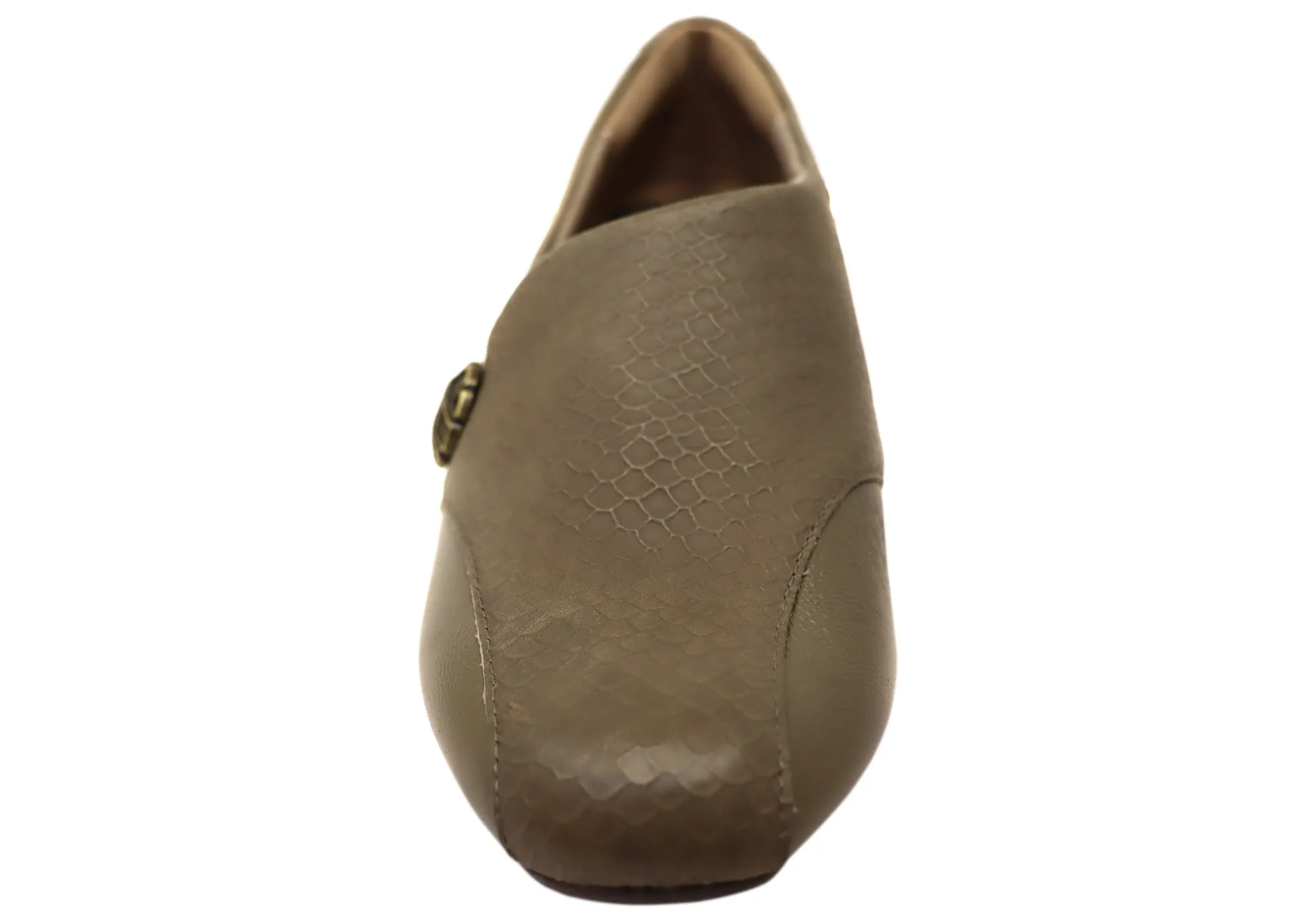 Homyped Thandi Stretch Womens Comfortable Leather Low Heel Shoes Homyped Shoes