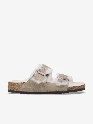Kids Arizona Shearling Sandals in Beige