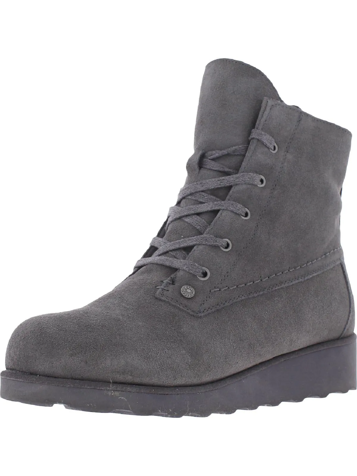 Krista Womens Padded Insole Wedge Ankle Boots