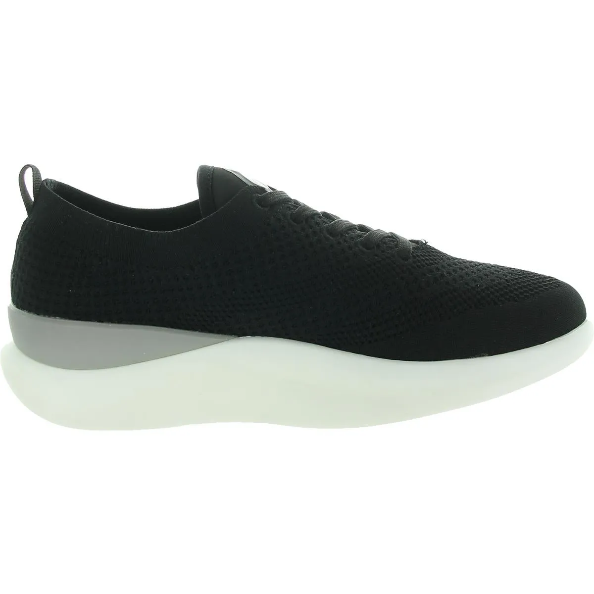 Leap Womens Lace-Up Knit Sock Sneakers