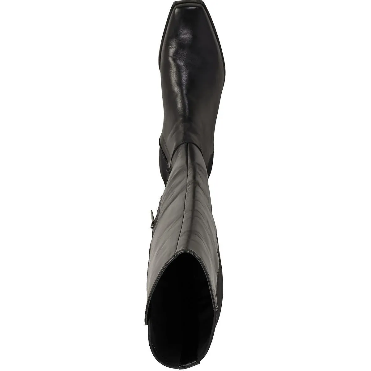 Librina Womens Leather Square Toe Knee-High Boots
