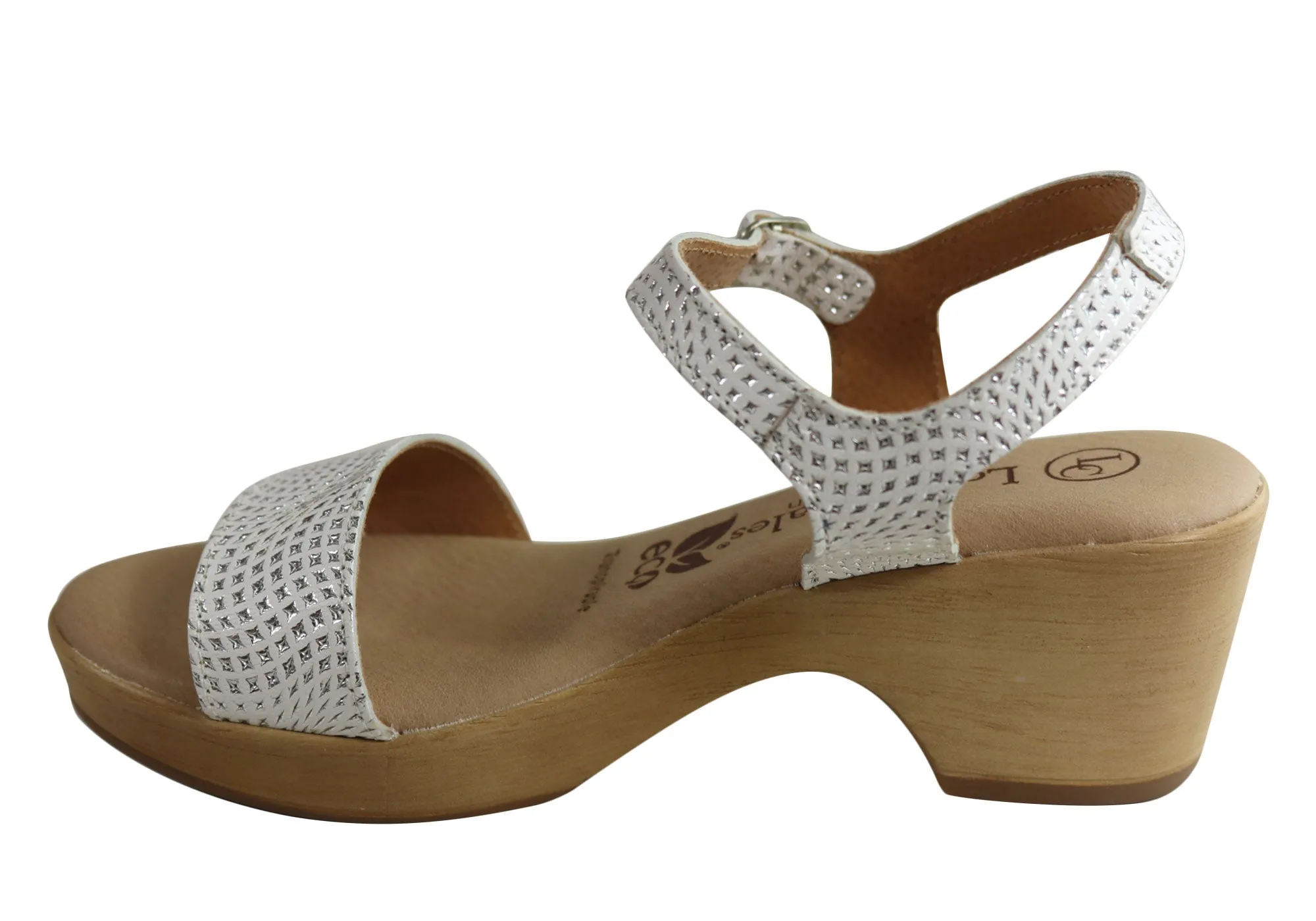 Lola Canales Amalie Womens Comfortable Leather Sandals Made In Spain Lola Canales Shoes