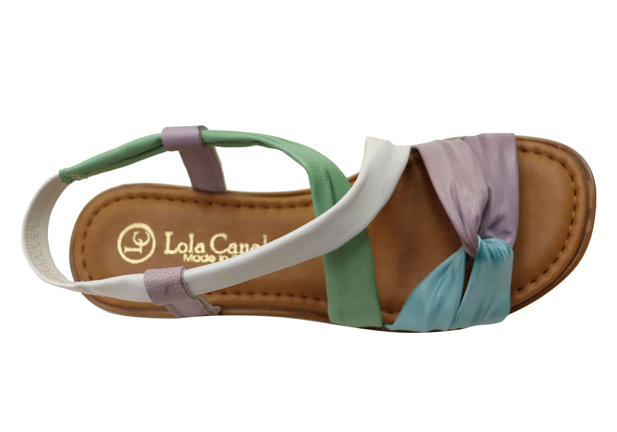 Lola Canales Bella Womens Comfortable Leather Sandals Made In Spain Lola Canales Shoes