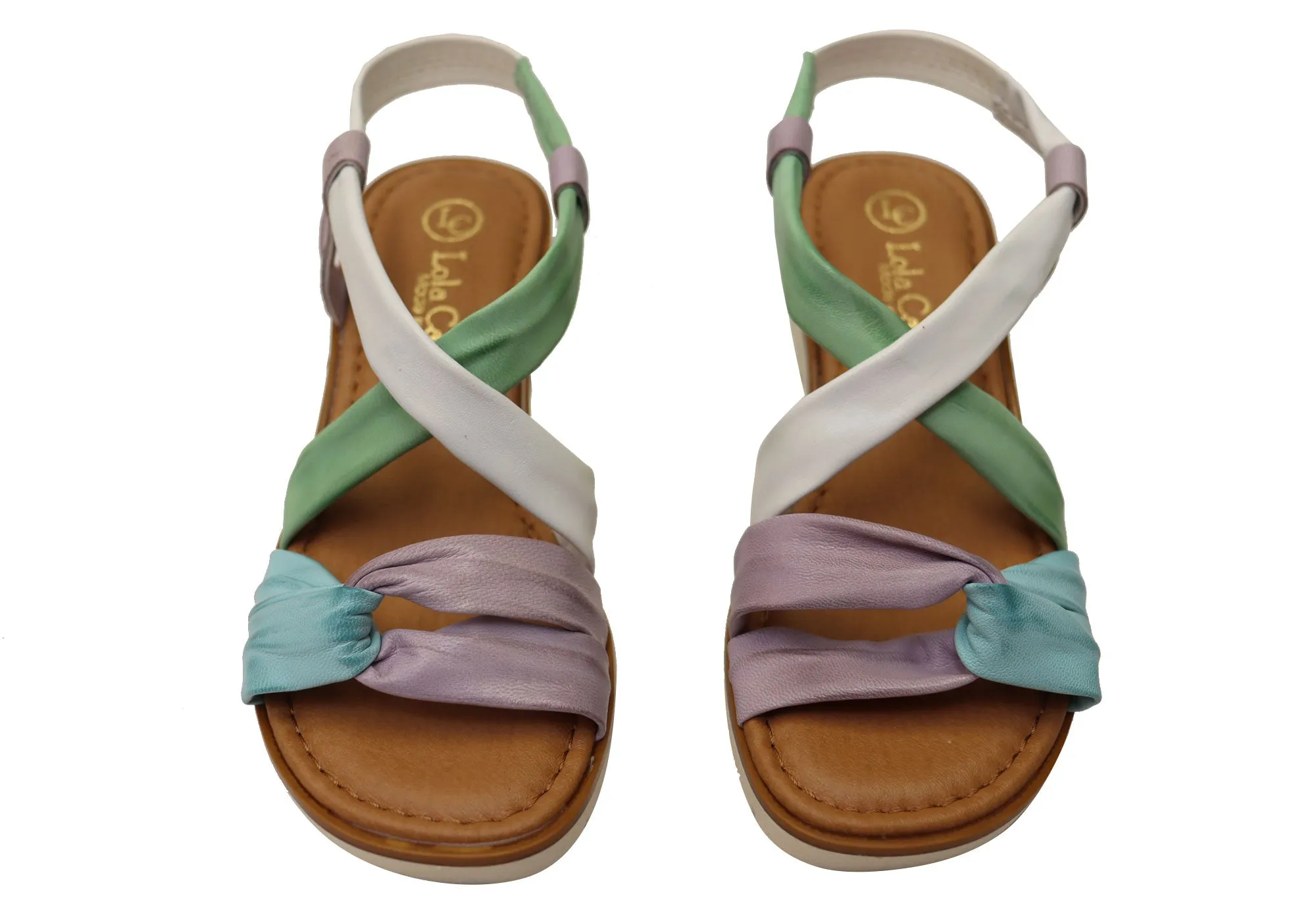 Lola Canales Bella Womens Comfortable Leather Sandals Made In Spain Lola Canales Shoes