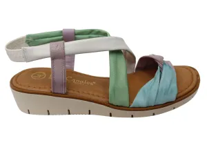 Lola Canales Bella Womens Comfortable Leather Sandals Made In Spain Lola Canales Shoes