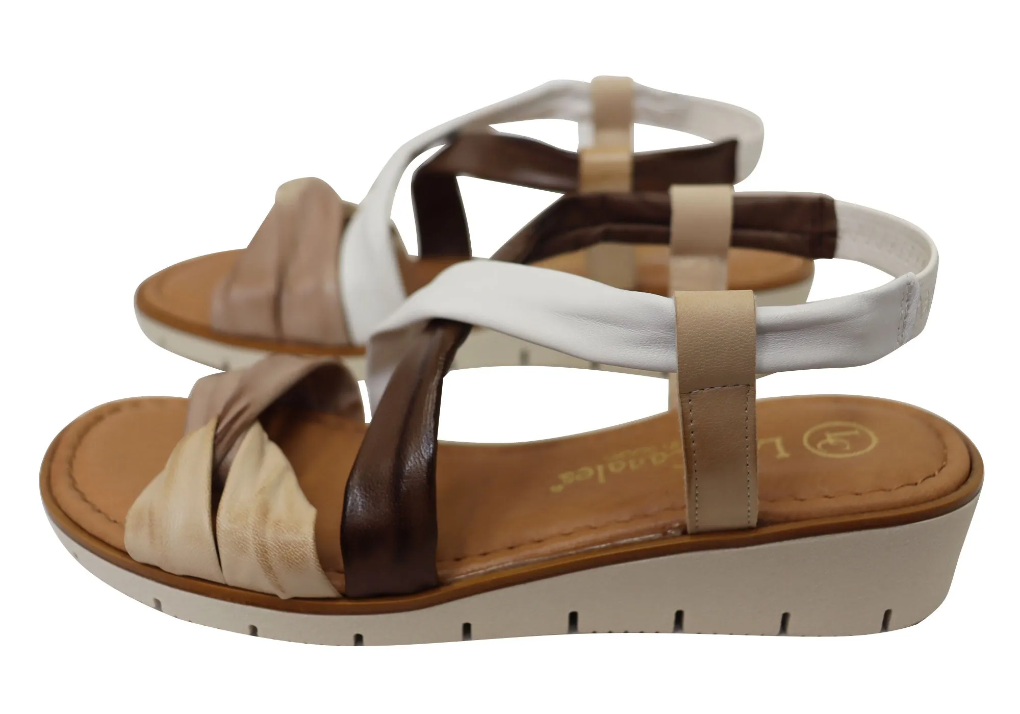 Lola Canales Bella Womens Comfortable Leather Sandals Made In Spain Lola Canales Shoes