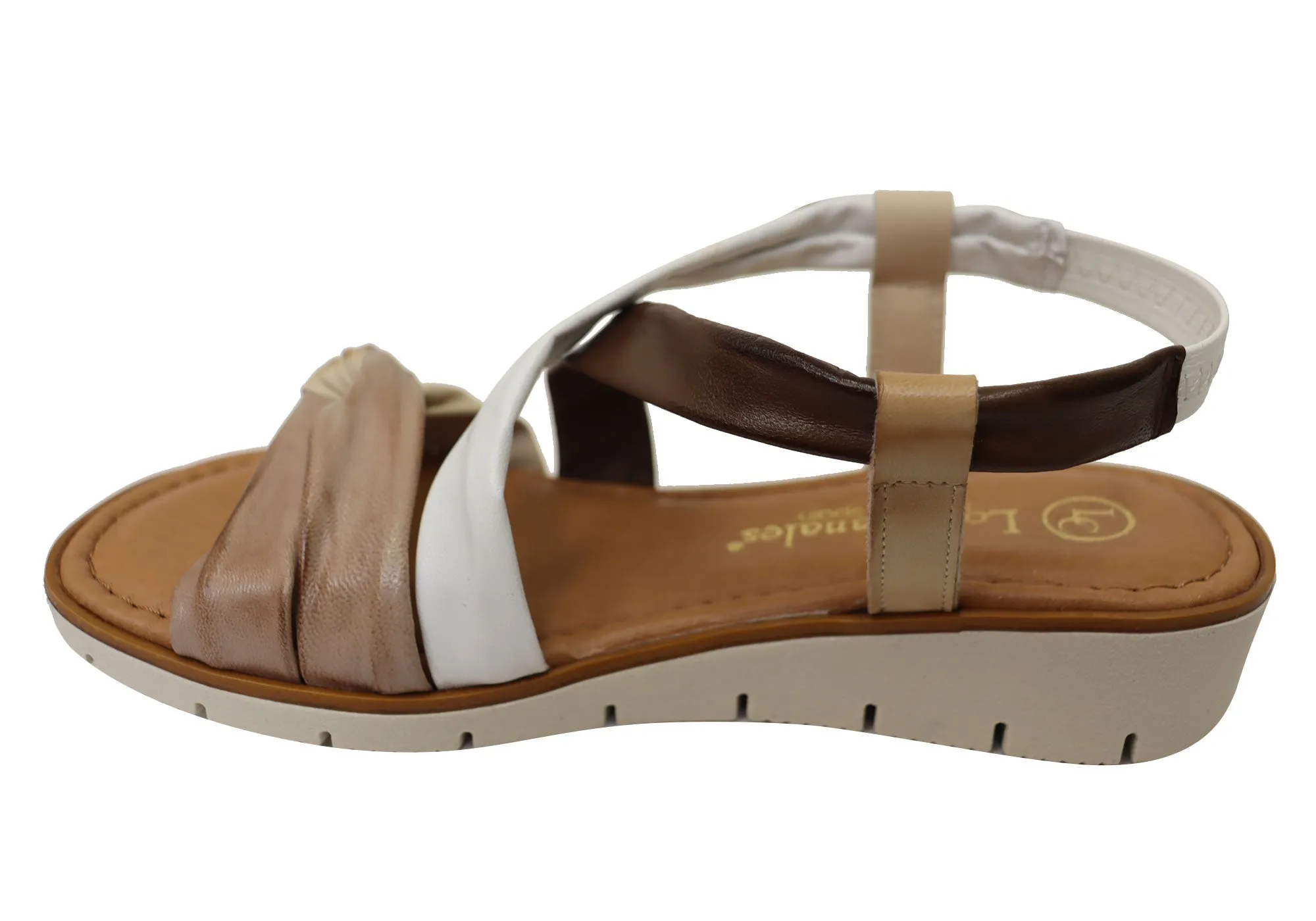Lola Canales Bella Womens Comfortable Leather Sandals Made In Spain Lola Canales Shoes