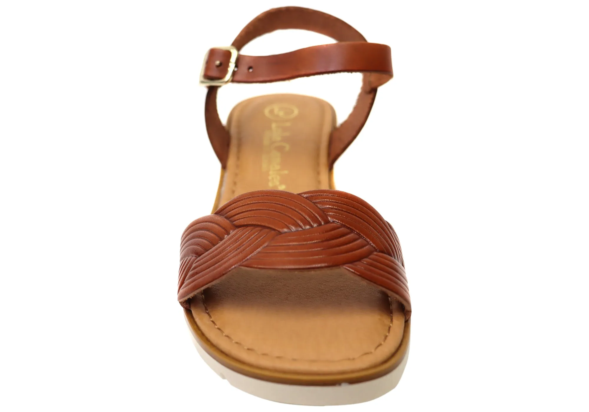 Lola Canales Erin Womens Comfortable Leather Sandals Made In Spain Lola Canales Shoes