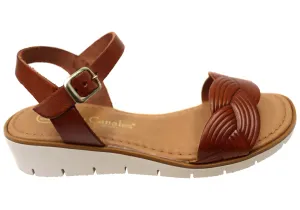 Lola Canales Erin Womens Comfortable Leather Sandals Made In Spain Lola Canales Shoes