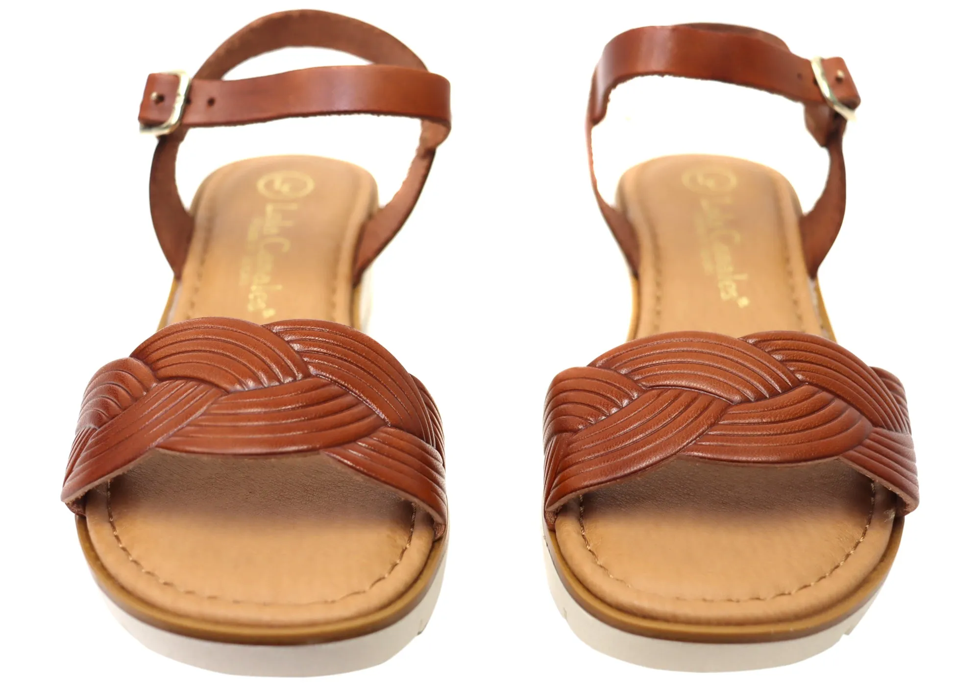 Lola Canales Erin Womens Comfortable Leather Sandals Made In Spain Lola Canales Shoes