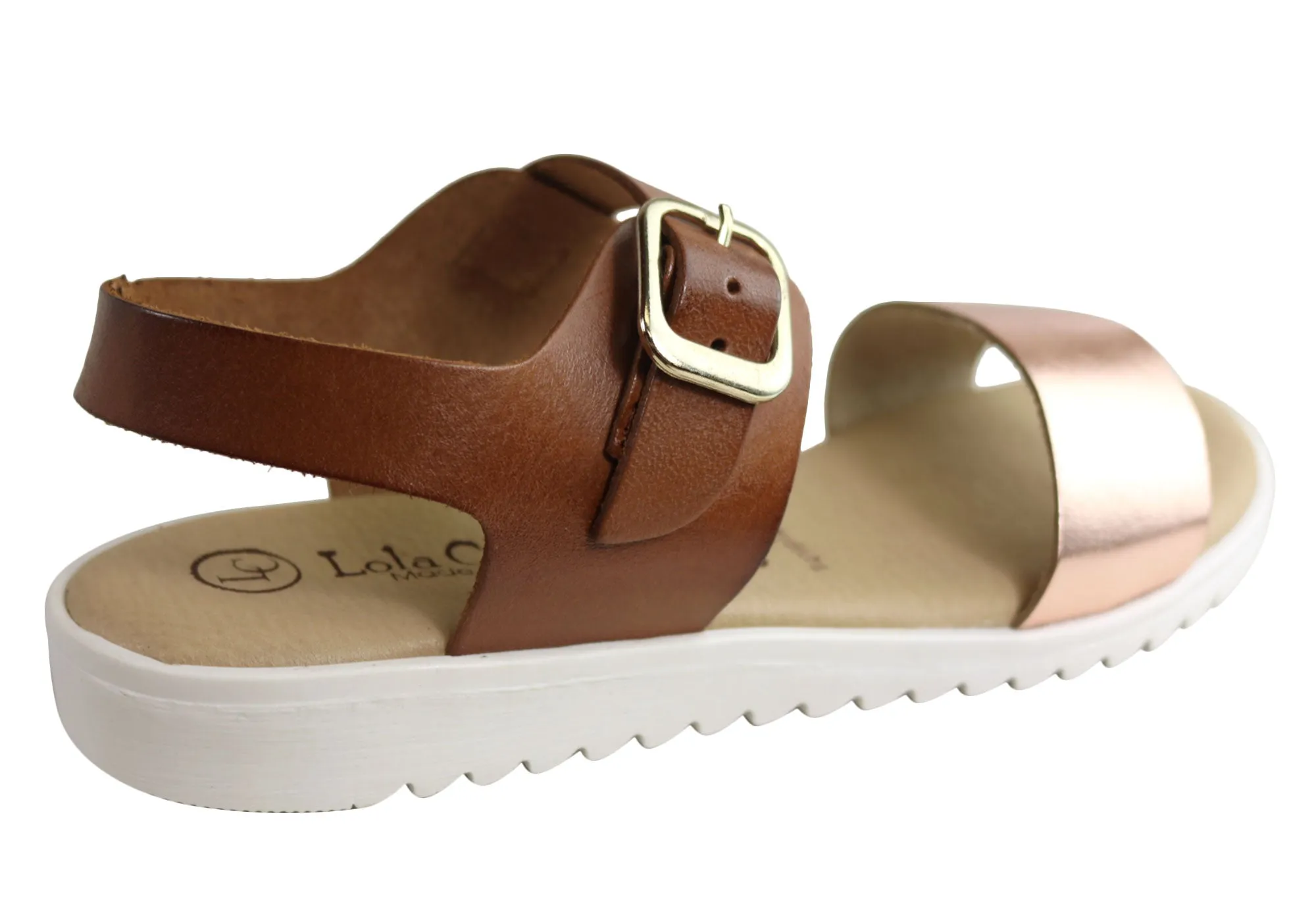 Lola Canales Esta Womens Comfortable Leather Sandals Made In Spain Lola Canales Shoes