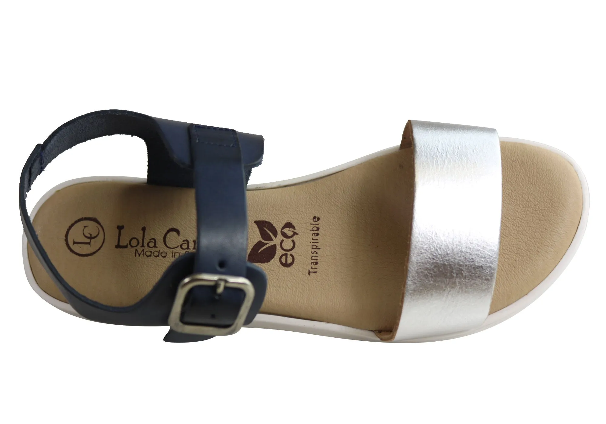 Lola Canales Esta Womens Comfortable Leather Sandals Made In Spain Lola Canales Shoes