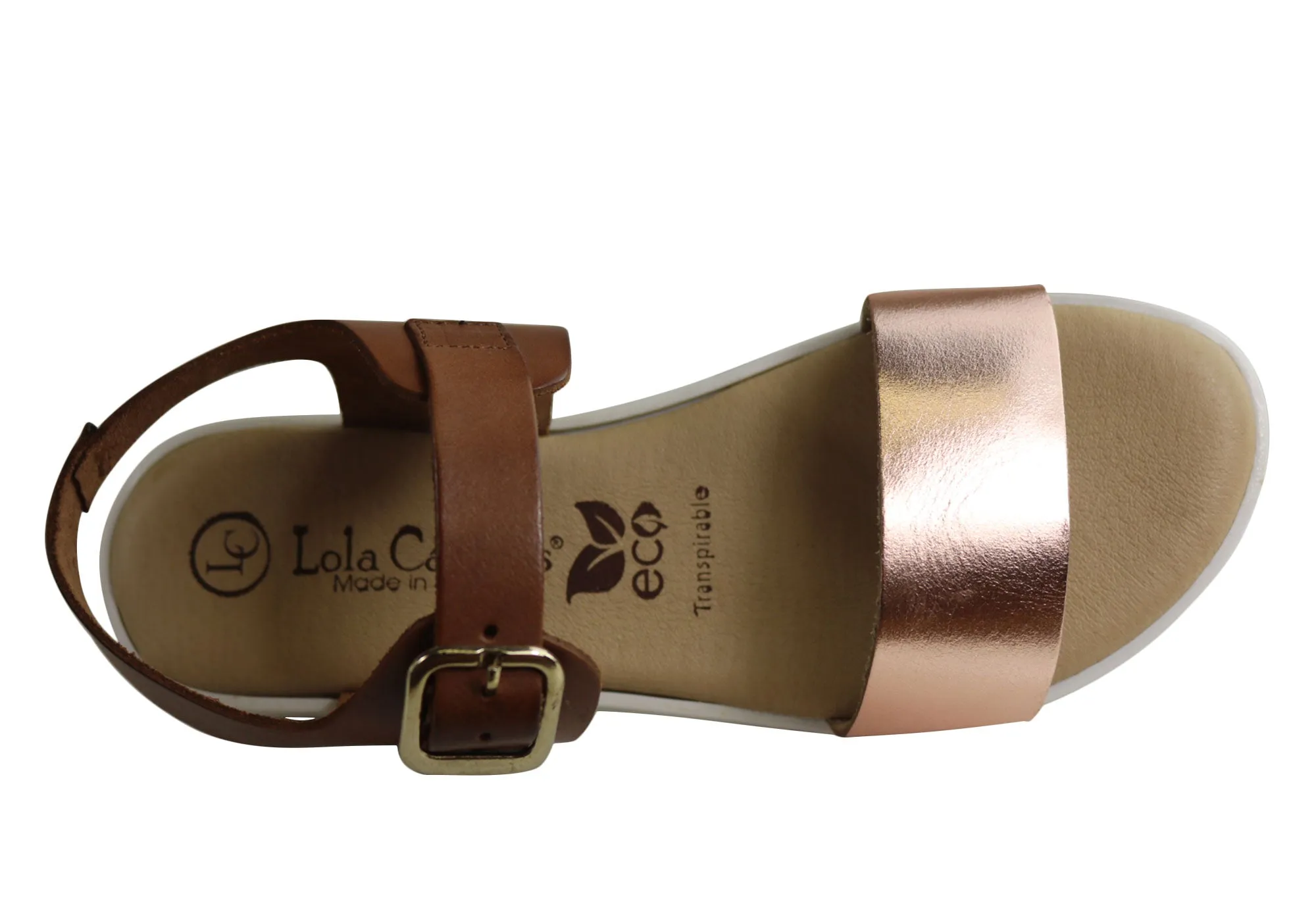 Lola Canales Esta Womens Comfortable Leather Sandals Made In Spain Lola Canales Shoes