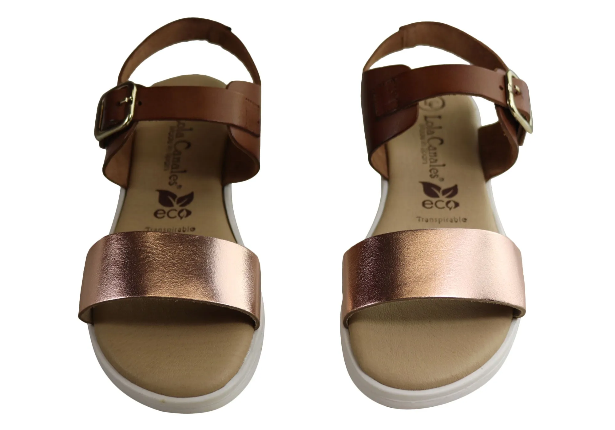 Lola Canales Esta Womens Comfortable Leather Sandals Made In Spain Lola Canales Shoes
