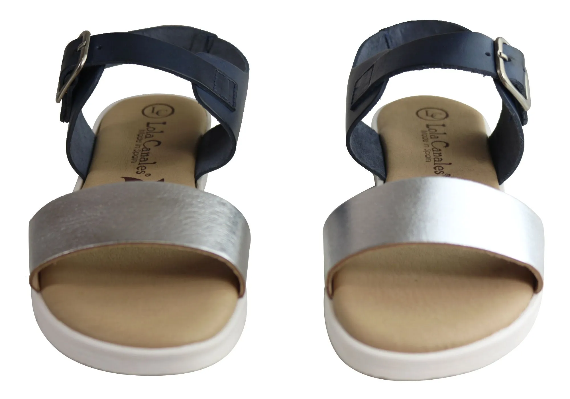 Lola Canales Esta Womens Comfortable Leather Sandals Made In Spain Lola Canales Shoes