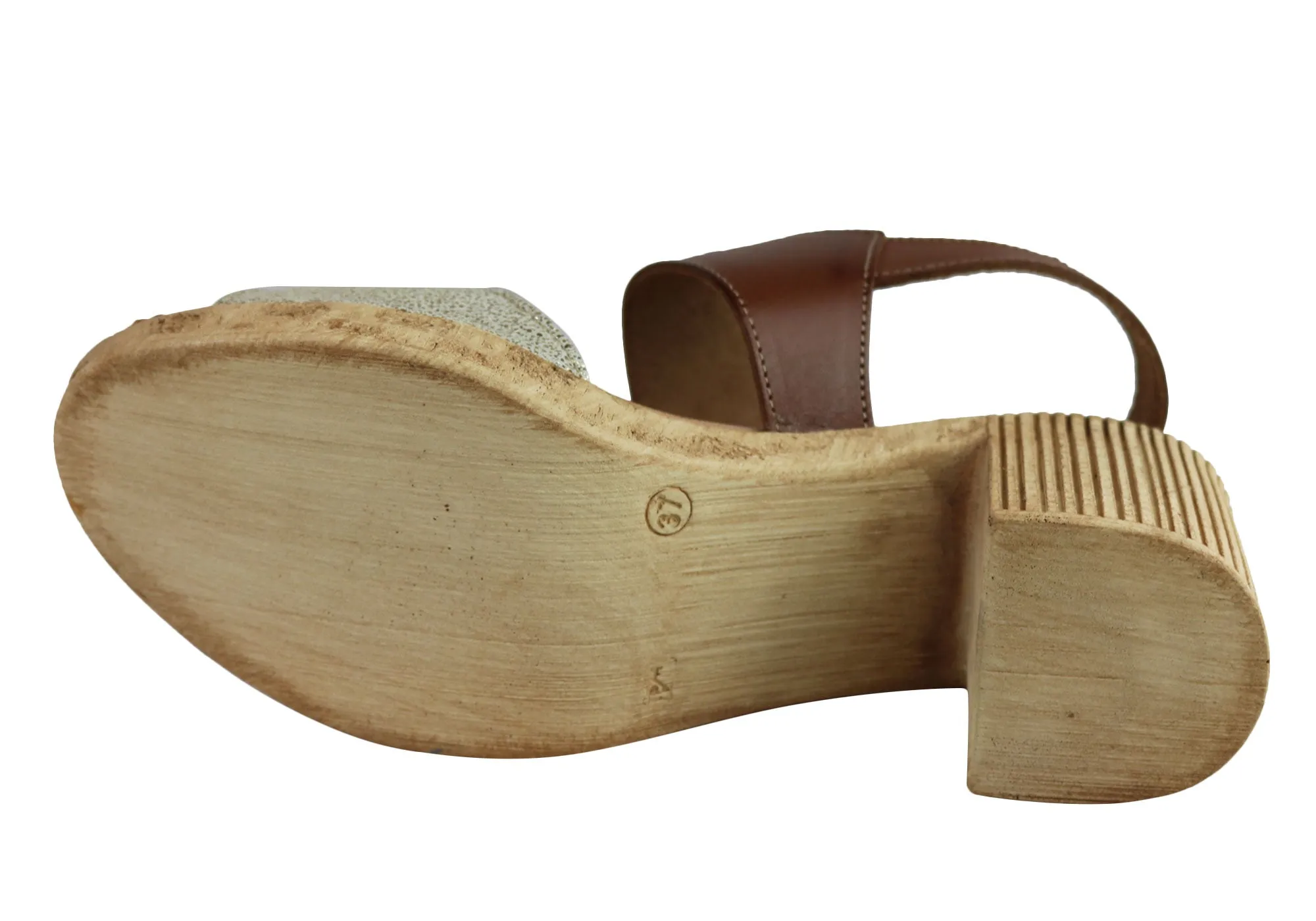 Lola Canales Mia Womens Comfort Leather Mid Heel Sandals Made In Spain Lola Canales Shoes