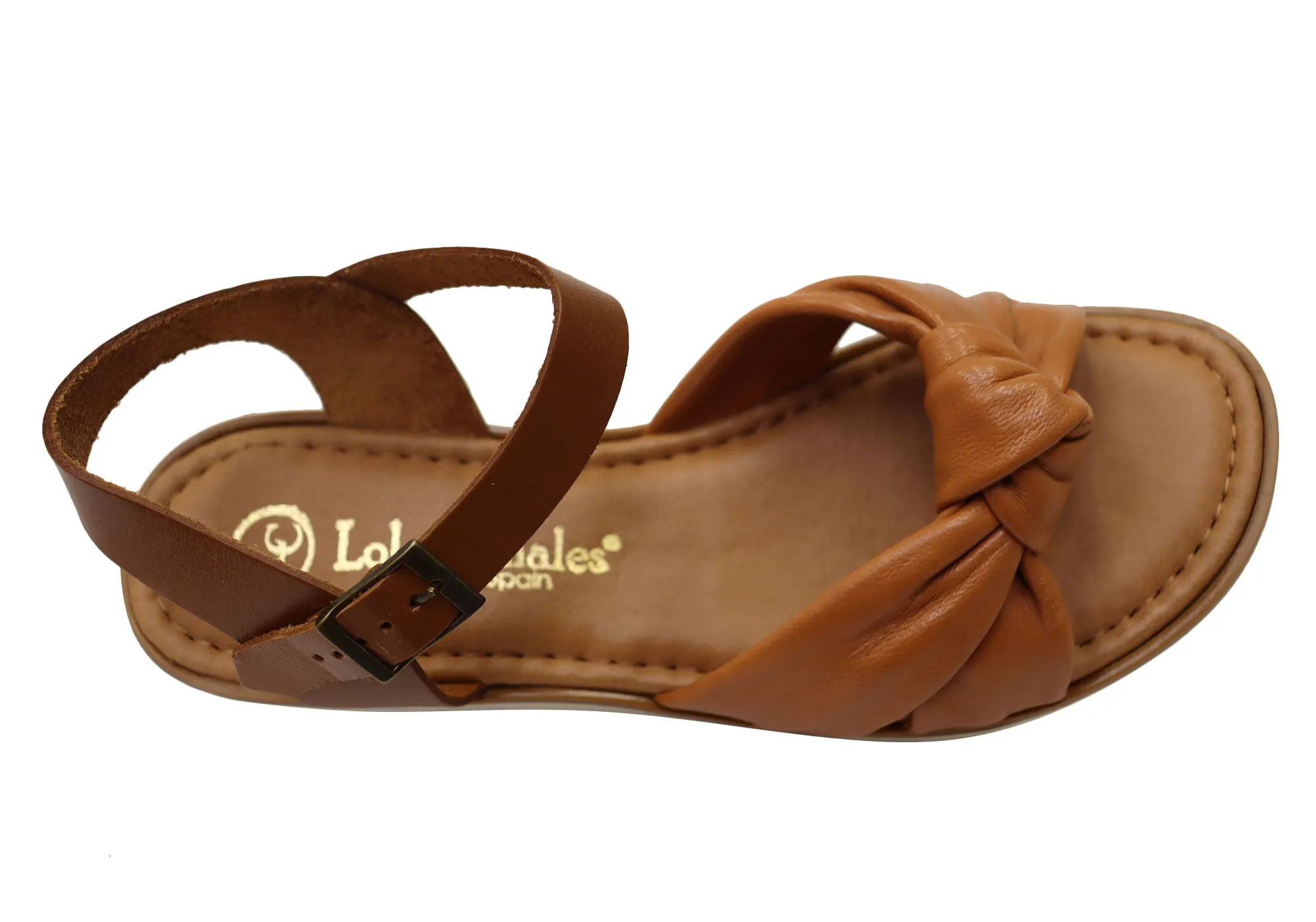 Lola Canales Tina Womens Comfortable Leather Sandals Made In Spain Lola Canales Shoes