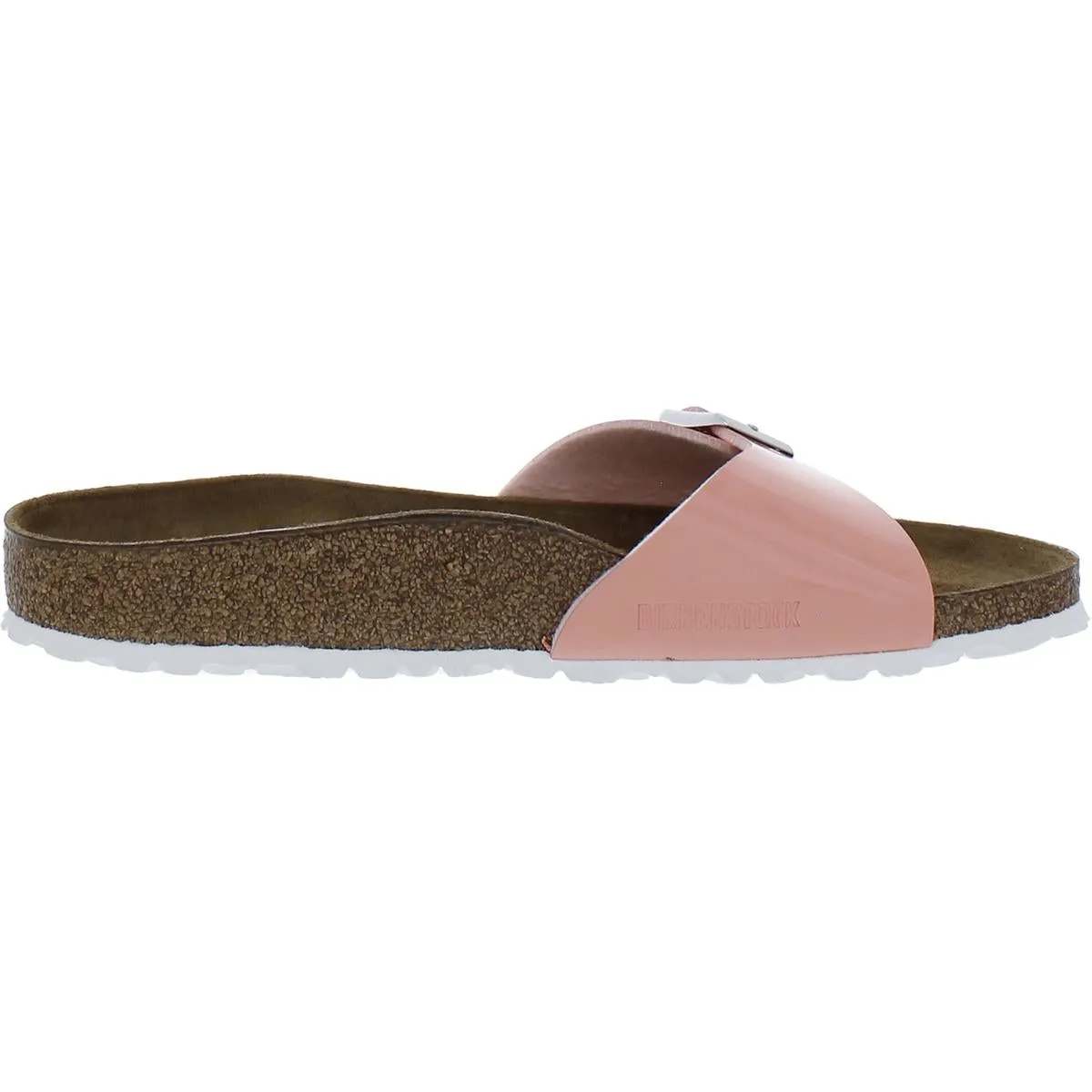 Madrid BS Womens Patent Leather Cork Slide Sandals