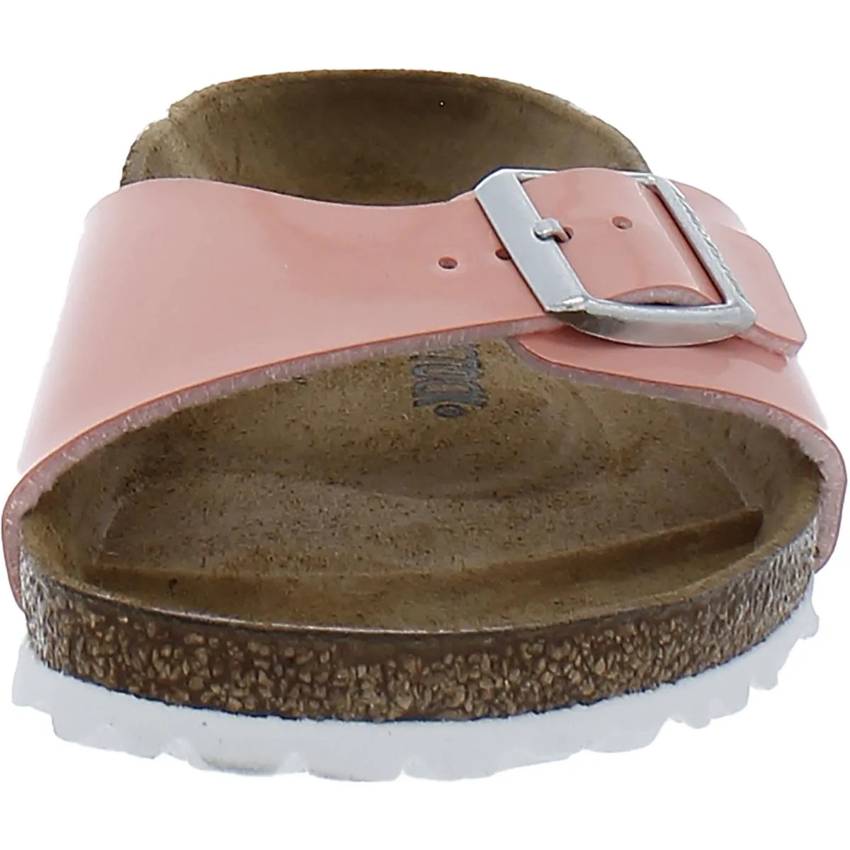 Madrid BS Womens Patent Leather Cork Slide Sandals