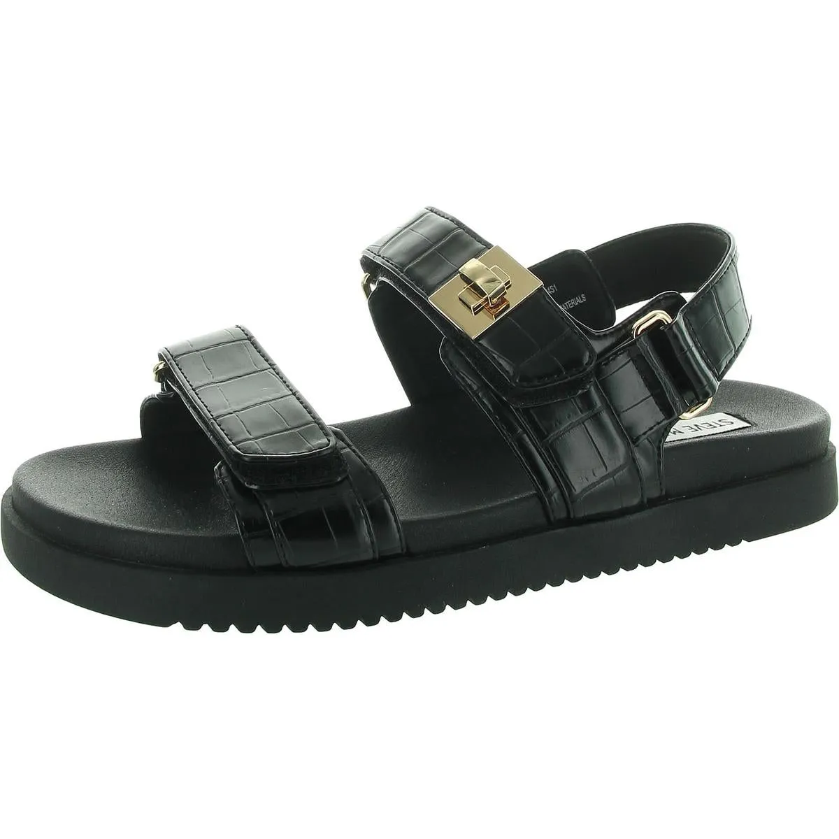 Mona Womens Leather Adjustable Slingback Sandals