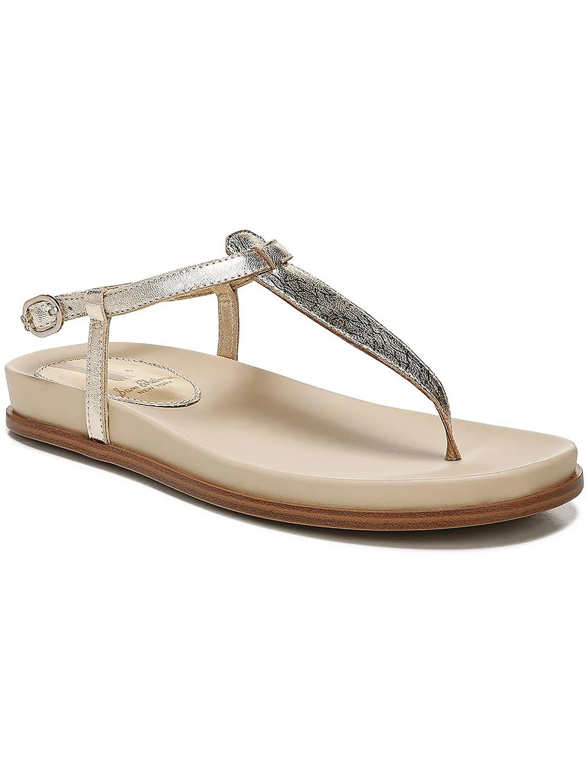 Naomi Womens Buckle Thong Slingback Sandals
