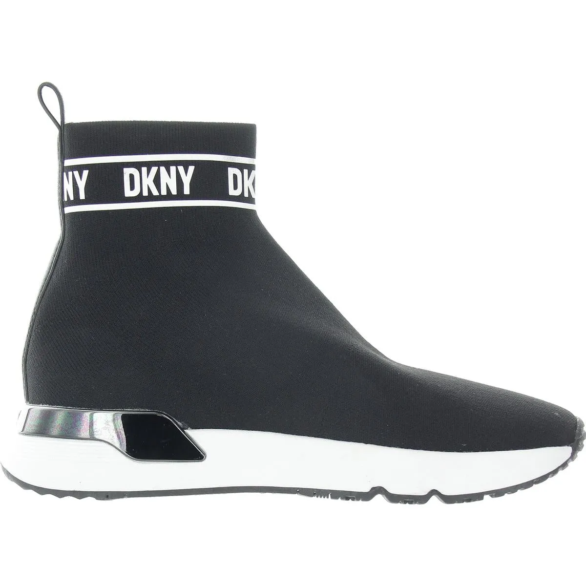Neddie Womens Knit Man Made Sock Sneakers